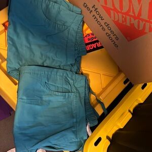 Buttersoft teal scrub pants